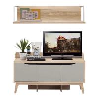 ราคา SB Design Square KONCEPT FURNITURE ชุดวางทีวีและตู้โชว์ ขนาด 120 ซม รุ่น Backus สีโอ๊ค ซม (1200380434)