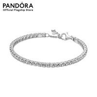 ราคา Pandora Sterling silver bracelet with clear cubic zirconia เครื่องประดับ สร้อยข้อมือ สีเงิน เงิน สร้อยข้อมือสีเงิน สร้อยข้อมือเงิน ชาร์ม สร้อยข้อมือแบบชาร์ม สร้อยข้อมือใส่ชาร์ม สร้อยข้อมือแพนดอร่า แพน