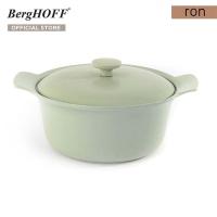 ราคา BergHOFF หม้อพร้อมฝาเหล็กหล่อ รุ่น Ron ทนทาน 24 ซม สีเขียว 3900045 (11783500259)