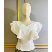 ราคา ขายแยก เสื้อ แขนระบาย2ชัั้น เสื้อไหมเปลือกไม้อัดกาว เสื้อแขนระบาย2 ชั้นแต่งกระดุมหน้า ซิปข้างใส่กระดุมคอหลัง ผ้าถุงแบบสำเร็จรูปผ้าฝ้ายทอลายป้ายสำเร็จรูป (20653887053)