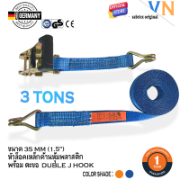 ราคา สายรัดหน้ากว้าง 1 5 นิ้ว แรงดึง 3ตัน หัวหนา ตะขอเจ เชือกรัดของ สายรัดล้อ สายรัดของ สายรัดก๊อกแก๊ก สายรัดรถ สายรัดมอไซด์ แพ็ค 1 ชุด (20679608781)