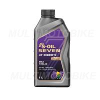 ราคา S OIL น้ำมันเครื่องยนต์ SEVEN 4T RIDER 9 1L 10w 4010w 50 (20110364957)