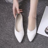 ราคา H66 รองเท้าคัชชูส้นสูง หัวแหลม สูง2 5นิ้ว รองเท้าส้นเข็ม รองเท้าแฟชั่น รองเท้าคัชชูหัวแหลม ส้นแบบ หนังนิ่มใส่สบาย มี 3 สี (16636351487)