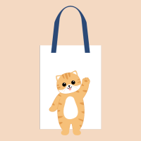 ราคา Free Gift JerHigh เจอร์ไฮ กระเป๋าผ้าลายน้องแมว GWP Not for Sale (20691444358)