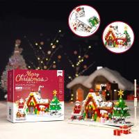 ราคา ตัวต่อเลโก้นาโน คริสต์มาส Merry Christmas เลโก้ ต้นคริสต์มาส กล่องดนตรีเลโก้ (20859642602)