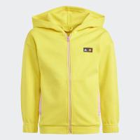ราคา adidas ไลฟ์สไตล์ เสื้อฮู้ดซิปยาวเต็มตัว adidas x Classic LEGO เด็ก สีเหลือง IB6189 (19653791655)
