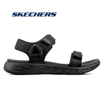 ราคา Skechers Gorun สเก็ตเชอร์ส รองเท้าแตะ ผู้หญิง NEW GOwalk Arch Fit On The Go Sandals Shoes Black 92700 GRY (13155177180)
