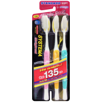 ราคา SYSTEMA แปรงสีฟัน ซิสเท็มมา รุ่นหัวแปรง ขนาดกลาง Original ขนแปรง นุ่มมาตรฐาน นุ่มพิเศษ แพ็ค 6 ด้าม 1 แพ็ค (20872116726)