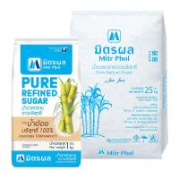 ราคา มิตรผล น้ำตาลทรายขาวบริสุทธิ์ 1 กิโลกรัม x 25 ถุง (18247434910)