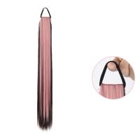ราคา ร้าน Akula ที่ต่อย้อมผมสีชมพูผมหยิกยาววิกผมหางม้าคู่อุปกรณ์ผมสังเคราะห์สีชมพู (19936916658)