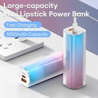 ราคา Gloryfit JS21 5000mah พาวเวอร์แบงค์ เรนโบว์ พาวเวอร์แบงค์ มินิพาวเวอร์แบงค์ สองทางชาร์จเร็ว Mini Power Bank เครื่องชาร์จแบตเตอรี่ภายนอกแบบพกพาสำหรับ iPhone Samsung Xiaomi HUAWEI OPPO (20774399813)