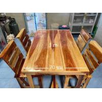 ราคา ชุดโต๊ะเก้าอี้ นั่งทานข้าว ไม้ประดู่แท้ แข็งแรง (20697696382)