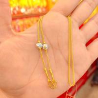 ราคา สร้อยคอทองคำแท้ น้ำหนัก 2 สลึง งานลงยา ทองคำแท้ 96 5 ลายคตกิตโปร่งทรงเครื่อง 7 6 กรัม ในราคาดีที่สุด (16377482652)
