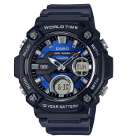 ราคา Casio Standard นาฬิกาข้อมือผู้ชาย สายเรซิ่น รุ่น AEQ 120AEQ 120W AEQ 120W 2Aใหม่ล่าสุด ของแท้100 ประกันศูนย์เซ็นทรัลCMG 1 ปี จากร้าน M F888B (12647024208)