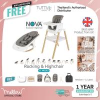 ราคา พรีออเดอร์ สีเทา สีขาวมีพร้อมส่ง Tutti Bambini Nova Rocker Highchair เซตเก้าอี้ทานข้าวเด็ก (14490246526)