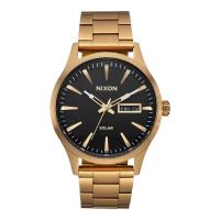 ราคา Nixon Sentry Solar SS All Gold Black NXA1346510 00 พลังงานแสงอาทิตย์ (17244429931)