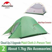 ราคา Naturehike Cloud Upอัพเกรดเต็นท์ตั้งแคมป์สำหรับ 1 3 คนเบามากเต็นท์เดินป่ากลางแจ้งกันน้ำเต็นท์สองชั้น 20D 210Tผ้าพร้อมเสื่อเต็นท์ (20517938877)