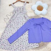 ราคา ส่งฟรี New เดรสพร้อมเสื้อคลุม แบบยาววว (20249791897)