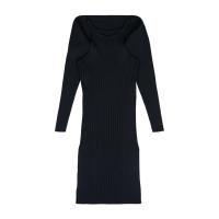 ราคา SLYQ DELINA RIBBED DRESS BOLERO SHRUG SET เซ็ตเดรสยาวแขนกุดผ่าข้างกับเสื้อคลุมไหล่แขนยาว (17886548853)