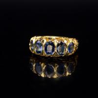 ราคา แหวนพลอยไพลิน ฺฺBlue Sapphire ตัวเรือนเงินแท้ 92 5 ชุบทอง พลอยสีน้ำเงินกำมะหยี่ เนื้อใส จากประเทศไทย ไซด์นิ้ว 53 หรือเบอร์ 6 5 US (20509643176)