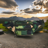 ราคา กระเป๋าคาดอกลายพลาง สไตล์ทหาร (20690816922)