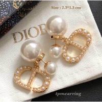 ราคา ต่างหู Dior CD ดิออร์ งานออริ (20691256399)