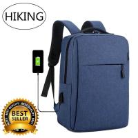 ราคา HIKING Multifunction USB charging แฟชั่นกระเป๋าเป้สะพายหลังสำหรับผู้ชาย แล็ปท็อป Men Laptop Backpack กระเป๋าผู้หญิง กระเป๋าเป้สะพายหลัง (14589385038)