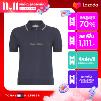 ราคา Tommy Hilfiger เสื้อโปโลผู้หญิง รุ่น WW0WW37547 DW5 สีฟ้า (17679808472)
