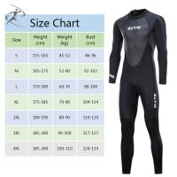 ราคา ชุดดำน้ำอุ่นหนา 3 มม Wetsuit สำหรับผู้ชายเหมาะสำหรับการว่ายน้ำ ดำน้ำลึก ดำน้ำตื้น โต้คลื่น ชุดดำน้ำชาย (18069283388)