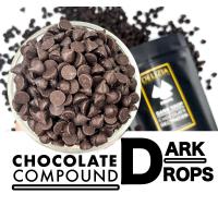 ราคา Delizia Drops Dark Chocolate Compound Drops ดาร์กช็อกโกแลตคอมพาวด์ดรอปส์ (17327235844)