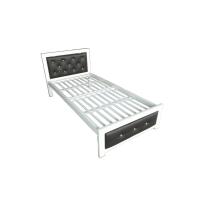 ราคา 3 5FP3HB เตียงเหล็กหัวเบาะ ขนาด 3 5 ฟุต พื้นระแนงขวาง สีขาว รุ่นหนาพิเศษ (17505483563)