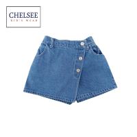 ราคา Chelsee กางเกงกระโปรงยีนส์ขาสั้น เด็กผู้หญิง รุ่น 237844 เอวยางยืด มีกระเป๋า ผ้าเดนิม นิ่ม อายุ 2 9 ปี เสื้อผ้าเด็กโต แฟชั่นเด็กโต (19816509885)