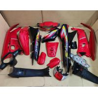 ราคา wave100 เวฟ110s ไฟหน้าตาคู่ สีแดงดำ พร้อมติดลาย wave100s ปี2002 กาบรถ ชุดสี แฟริ่ง เฟรมรถ wave110s (19289340673)