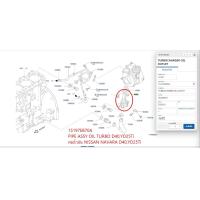 ราคา ท่อน้ำมัน NISSAN NAVARA D40YD25Ti 15197 EB70A PIPE ASSY OIL TURBO D40YD25Ti (20474261177)