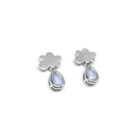 ราคา Fyne Fories Baby Rain Earrings ต่างหูก้อนเมฆจิ๋วห้อยหยดน้ำสีพาลเทล fynefories (20500116489)