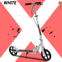 ราคา สกู๊ตเตอร์ 2 ล้อ ขาไถ มีเบรค ปรับได้ 3ระดับ พับได้ scooter เด็กโตและผู้ใหญ่ Kiddtoy (20131797847)