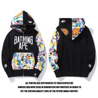 ราคา BAPE เสื้อสเวตเตอร์มีฮู้ดผู้ชายเสื้อฮู้ดฉลามลายพรางหลากสีเขียวเข้ม M 3XL (20101506145)