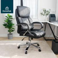 ราคา HomeHuk เก้าอี้ผู้บริหาร รุ่น Naples เบาะหนัง ขนาดใหญ่พิเศษ พนักพิงสูง รับน้ำหนัก 250kg เก้าอี้ทำงาน เก้าอี้สำนักงาน เก้าอี้ออฟฟิศ เก้าอี้คอม เก้าอี้คอมพิวเตอร์ เก้าอี้ปรับระดับ เก้าอี้โต๊ะคอม PU High