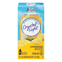 ราคา Crystal Light Lemonade Natural Flavor Beverage Drink Mix 10 Packets Per Box เครื่องดื่มมะนาว ในกล่องมี 10 ขวด (20157508913)