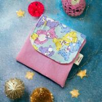 ราคา กระเป๋าเก็บผ้าอนามัย กระเป๋าใส่ของจุกจิก กระเป๋าใส่เครื่องสำอางค์ แฮนด์เมด ลาย Colorful Teddy (19967733614)