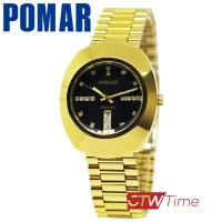ราคา ผ่อนชำระ สูงสุด 10 เดือน Pomar นาฬิกาข้อมือผู้ชาย Automatic สายสแตนเลส รุ่น PM8133GG04 สีทอง หน้าปัดดำ พลอย 18 เม็ด (13106452937)