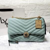 ราคา กระเป๋าสะพายข้าง รุ่มมาม่อน 8 นิ้ว LYN สายโซ่สีรุ้งรุ่นใหม่ มี 4 สี (14695609491)