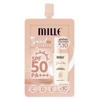 ราคา 1 กล่อง 6 ซอง MILLE แบบซอง BBPrimerครีมซองมิลเล่ เซรั่มถั่งเช่า เซรั่ม เอสเซนส์ถั่งเช่า ขนาด 6gx6ซอง พกพาสะดวก (20333219100)