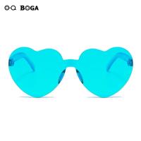 ราคา OQ BOGA แว่นกันแดดป้องกันการกรอบทรงกลมรังสียูวีสำหรับทุกเพศ12สไตล์ UV400แว่นตากันแดดไร้ขอบรูปหัวใจแฟชั่นผู้ชายผู้หญิง (19477893977)