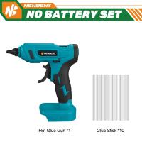 ราคา for makita เครื่องกาวร้อนละลายไฟฟ้า280 C Free10pcs ไฟฟ้าไร้สายคว้ากาวกาวแท่ง11มม เครื่องทำลมร้อนเชื่อมด้วยความร้อนสำหรับแบตเตอรี่ Makita 18V (20767273977)