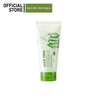 ราคา NATURE REPUBLIC SOOTHING MOISTURE ALOE VERA CLEANSING GEL CREAM 150ml ครีมล้างหน้าชนิดล้างออก (15558521169)