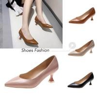 ราคา พร้อมส่ง TX203 MAXi Style รองเท้าคัชชูส้นสูง หัวแหลม สูง2 5นิ้ว รองเท้าส้นเข็ม รองเท้าแฟชั่น 4สี (5929874267)