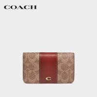 ราคา COACH ที่ใส่การ์ดผู้หญิงรุ่น Slim Card Case In Signature Canvas สีครีม C5870 B4NQ4 (15649839512)