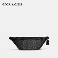 ราคา COACH กระเป๋าสะพายข้างผู้ชายรุ่น League Belt Bag In Signature Jacquard สีหลากสี CC073 MI5 (16782079190)