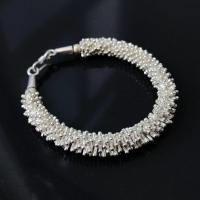 ราคา สร้อยข้อมือเงินแท้99 9 สร้อยข้อมือดอกพิกุล งานขัดขาว รับประกันสินค้า งานแฮนด์เมดจากช่างฝีมือชาวเชียงใหม่ เหมาะสำหรับผู้หญิง (11076577624)